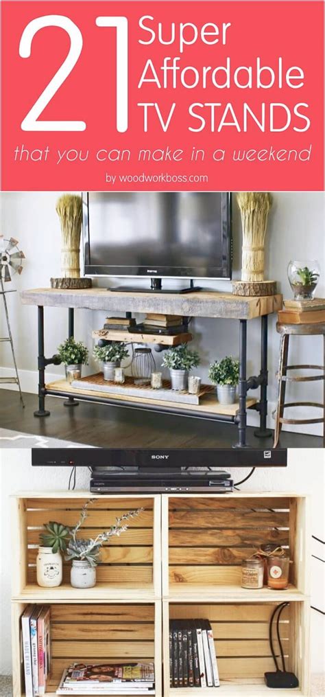 You can also take an existing tv stand and give it a makeover. 21 Affordable DIY TV Stand Ideas You Can Build In a ...