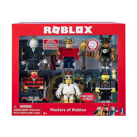Set 6 Figurine Roblox Masters Of Roblox Emagro