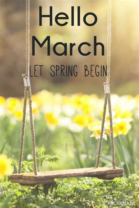 Hello March Let Spring Begin Pictures Photos And Images For Facebook