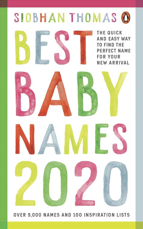 Best Baby Names 2020 By Siobhan Thomas Penguin Books New Zealand