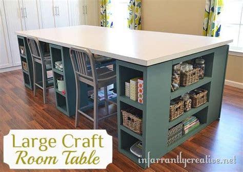 See more ideas about craft room, craft room organization, diy craft room. 15 of the Coolest DIY Craft Room Tables Ever! - Little Red ...