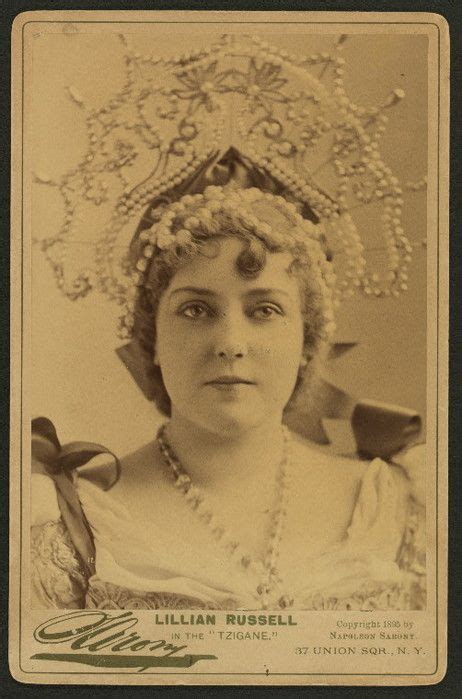 Lillian Russell in the Tzigane Старинные фотографии Винтажные фотографии Фотографии