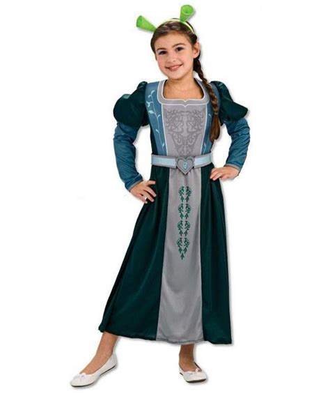 Shrek Princess Fiona Child Costume Girl Movie Costumes