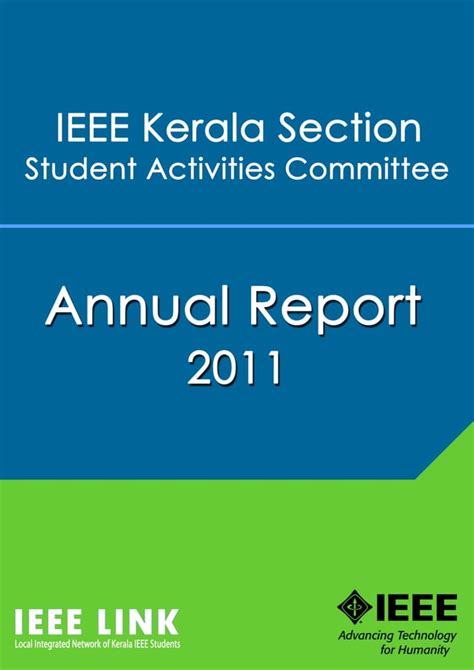 Ieee Kerala Section Student Activities Annual Report 2011 V70 Pdf