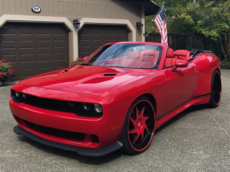 One Of A Kind Dodge Challenger Convertible Is Ready For The Summer