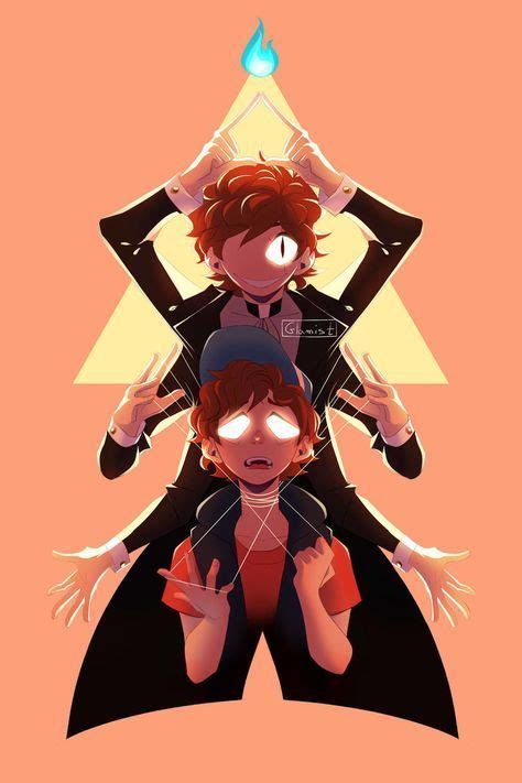 Gravity Falls Dipper Pines And Bill Cipher Image On Favim Hot Sex Picture
