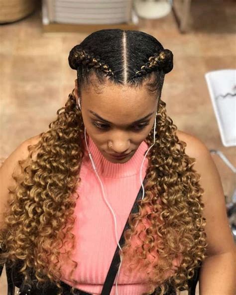 15 Amazing Two French Braids Styles For Black Women