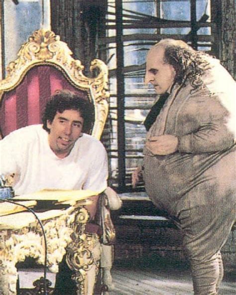 Danny Devito As The Penguin On The Set Of Tim Burtons Batman Returns