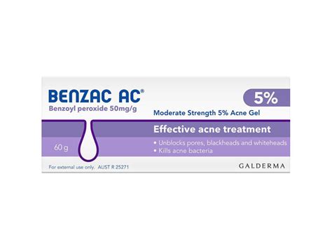 Benzac Ac Gel 5 60g Kensington Pharmacy Ltd