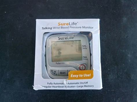 Surelife Talking Wrist Blood Pressure Monitor Premium 860212 Ebay