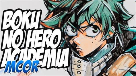 Deku De Boku No Hero Academia Anime Acuarela Youtube