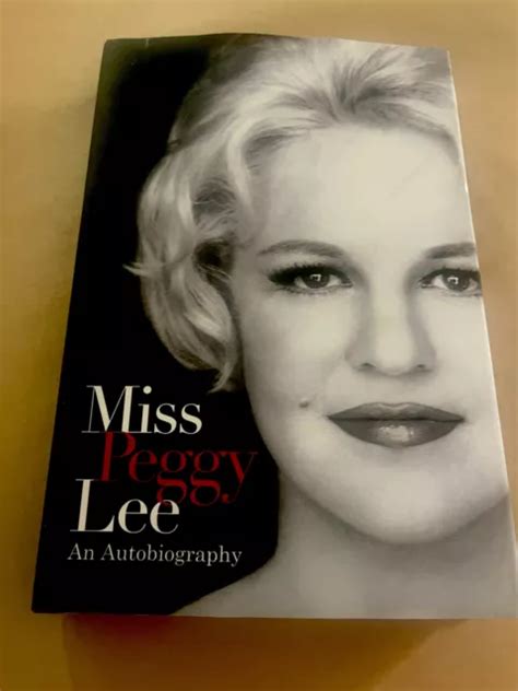 Miss Peggy Lee An Autobiography By Peggy Lee Brand New 1800