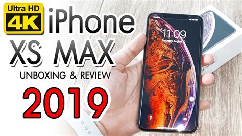 Iphone Xs Max Gold Unboxing Aug 2019 4k Youtube