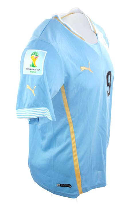 In unserem fußballshop finden sie das ökonomische fußballtrikot. Puma Uruguay Trikot 9 Luis Suarez Trikot 2014 Heim ...