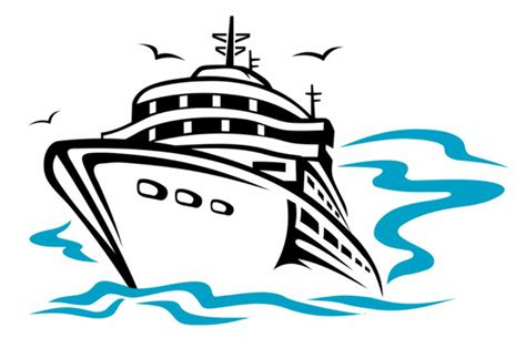 Download High Quality Cruise Ship Clipart Outline Transparent Png