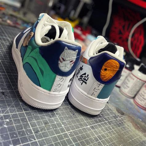 Kakashi X Obito Air Force 1 Custom In 2022 Mens Shoes Air Force 1