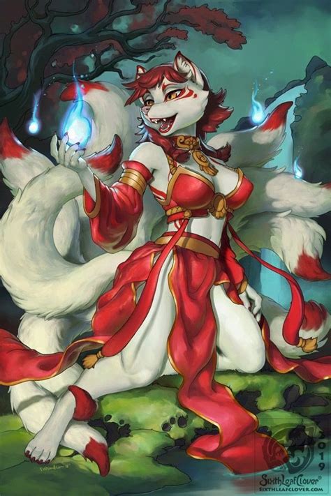 Anime Character Outfits Kitsune Anthro Shiro Sixthleafclover Tailed