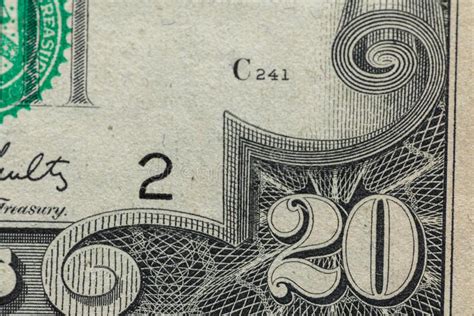 Twenty Dollar Banknote Usa Money Usd Currency Closeup Of Cash