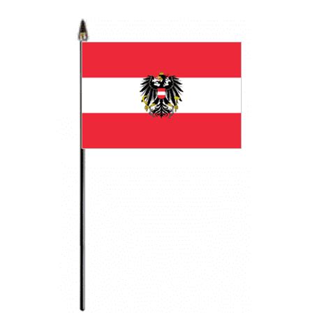 Austria Eagle Country Hand Flag Small