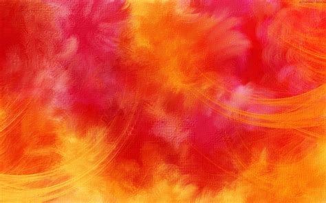 Wallpaper Id 571714 Orange Smudged Watercolor Painting Painted