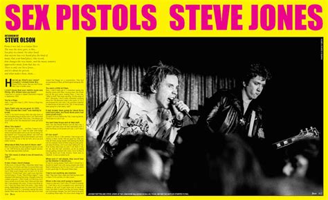 Sex Pistols Steve Jones Juice Magazine