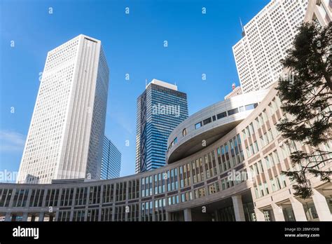 Skyscrapers And High Rise Office Buildings In Financial District Hi Res
