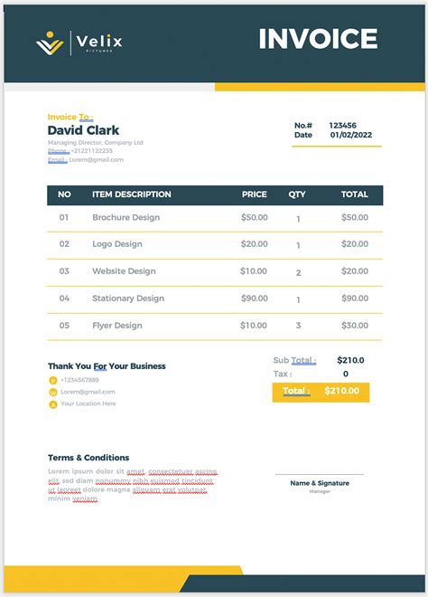 How To Create An Invoice In Word In 3 Simple Steps Design Shack