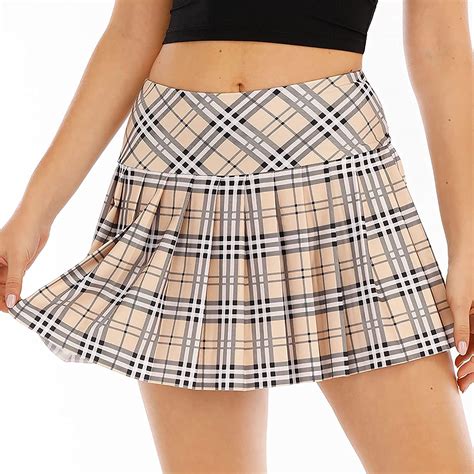 Ease Art Pleated Tennis Skirts For Women With Pockets