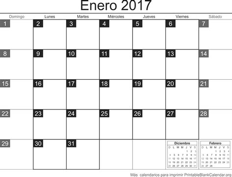 Enero 2017 Calendario Para Imprimir Calendarios Para Imprimir