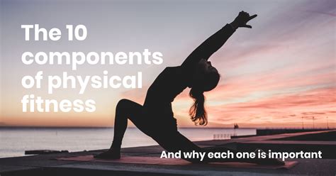 The 10 Components Of Physical Fitness And Why Each One Is Important