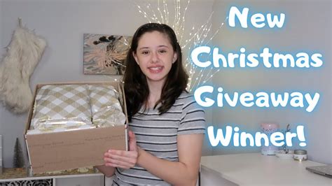 New Christmas Giveaway Winner Youtube