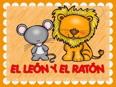 Fábula el león y el ratón 1 Student Activities Rhymes Pluto The Dog