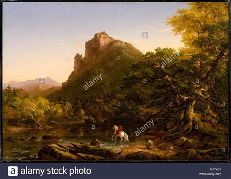 The Mountain Ford Artist Thomas Cole American Lancashire 1801 1848