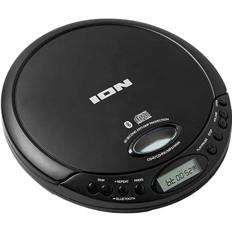 Ion Audio Cd Go Portable Cd Player With Bluetooth Cd Go Black