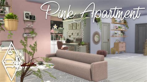 Pink Apartment Cc The Sims 4 Stop Motion Build Youtube