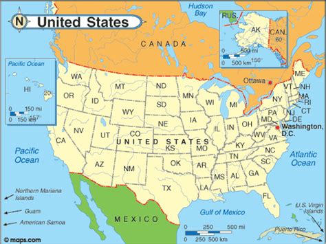 Atlas Map Of United States Tourist Map Of English