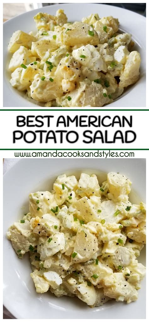 Classic American Potato Salad Recipe Potatoe Salad Recipe Side Dishes For Bbq Bbq Dishes