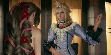 Final Fantasy 7 Remake Fashion Mod Lets Cloud Wear A Dress Forever