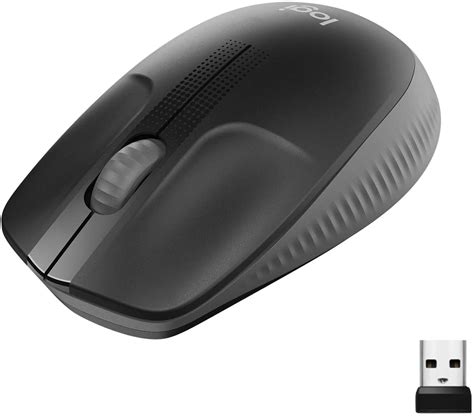 Buy Logitech M190 Full Size Wireless Mouse Charcoal