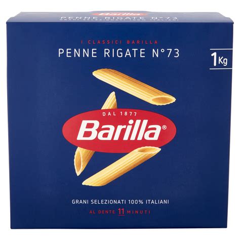 Barilla Pasta Penne Rigate N Grano Italiano Kg Carrefour