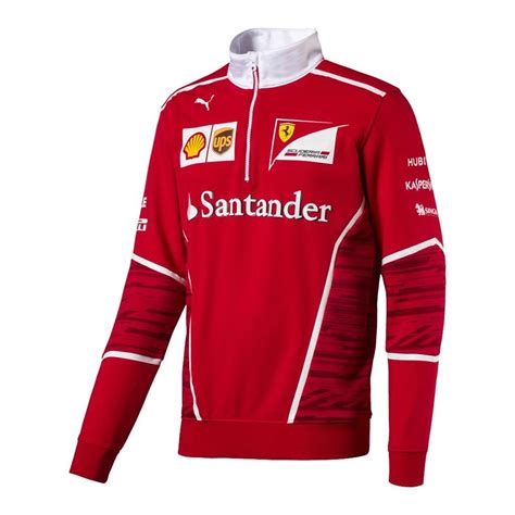 Mens Scuderia Ferrari F1 Half Zip Fleece Fbutikeu Official