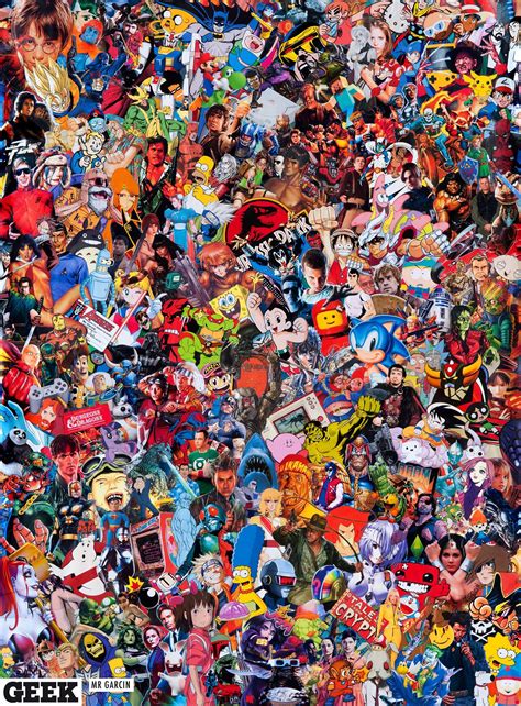Check Out This Cover To Geek Magazine By Mr Garcin With Tons Of Pop