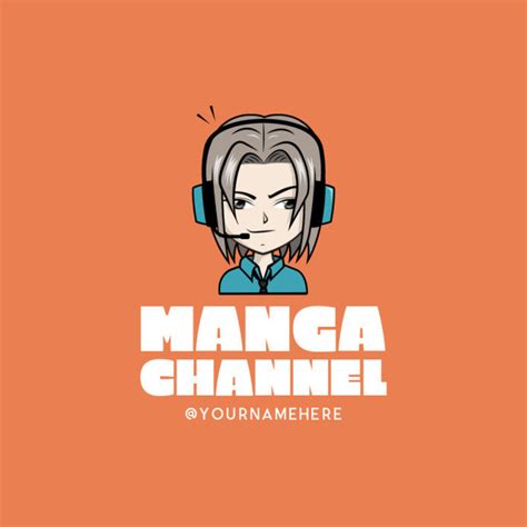 Placeit Gaming Logo Maker With A Manga Avatar