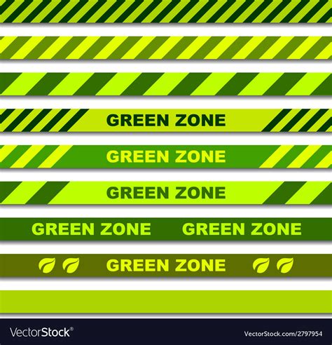 Green Caution Tape Go Green Collections