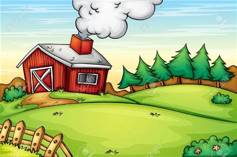 18 Awesome Cartoon Farm Background