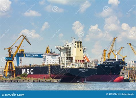 Docked Bulk Cargo Ships Editorial Stock Image Image Of Keel 41337249