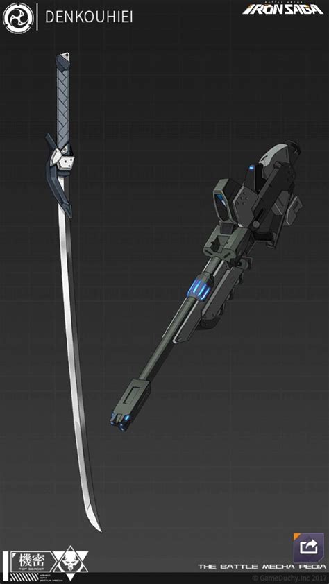 Anime Weapons Fantasy Weapons Cybernetic Arm Types Of Fire Low Poly
