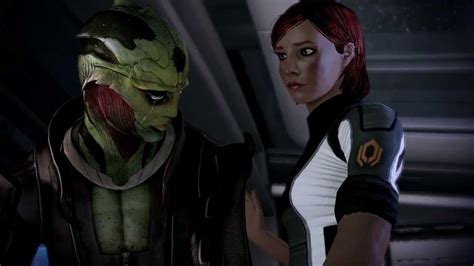 Mass Effect 2 Thane Romance Love Scene Youtube