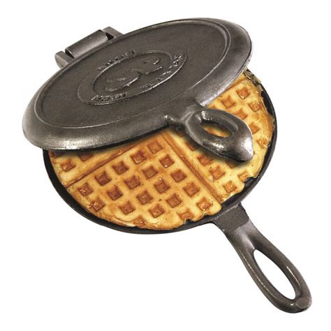 Old Fashioned Waffle Maker Cast Iron Pan Stove Kitchen Cookware Buy