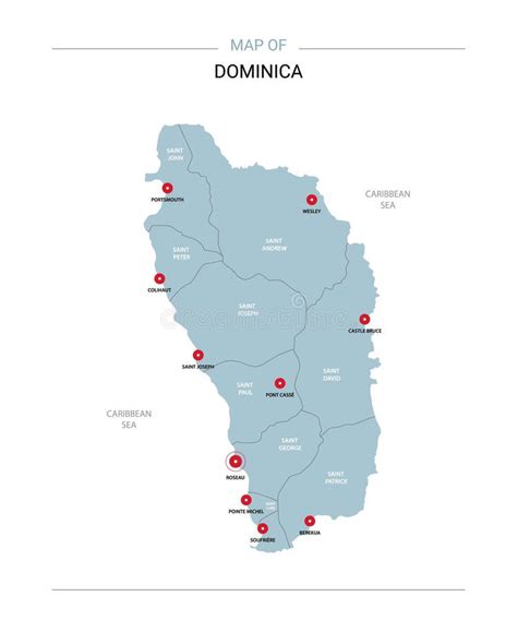Dominica Political Map Eps Illustrator Map Vector Maps Porn Sex Picture